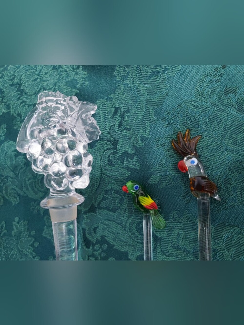 Glass Bottle Stopper And Stirrers